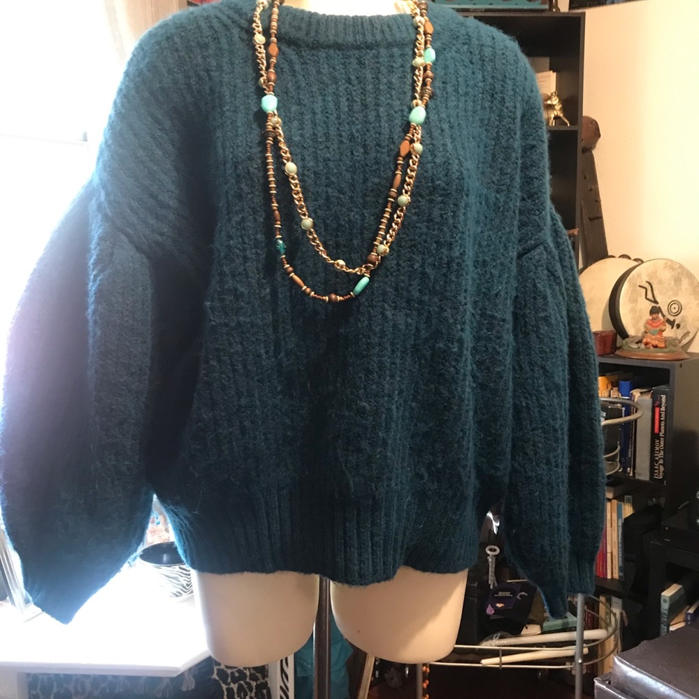 Beautiful Turquoise Sweater